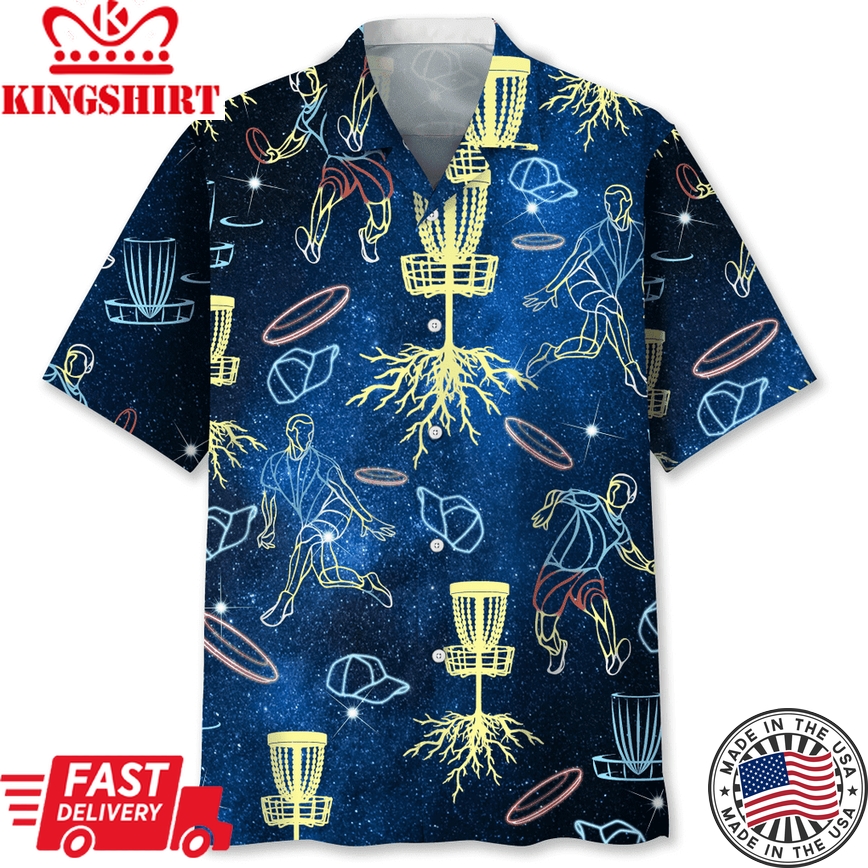 Disc Golf Light Trendy Hawaiian Shirt