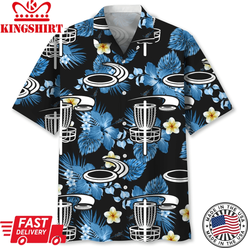 Disc Golf Nature Trendy Hawaiian Shirt