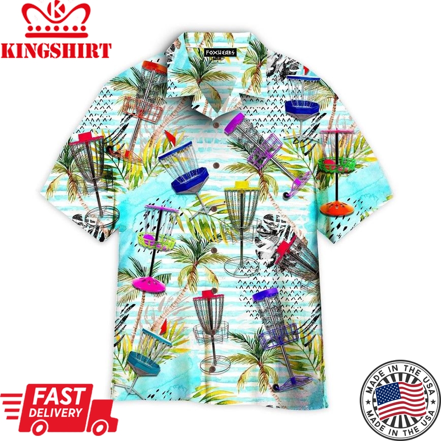 Disc Golf Tropical Trendy Hawaiian Shirt