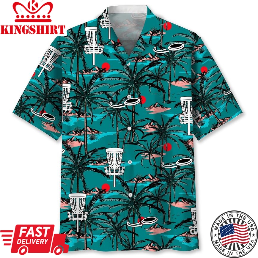 Disc Golf Vintage Trendy Hawaiian Shirt