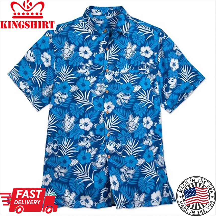 Disney Mickey And Friends Hawaiian Shirt - Perfect For Your Family's Summer Beach Getaway