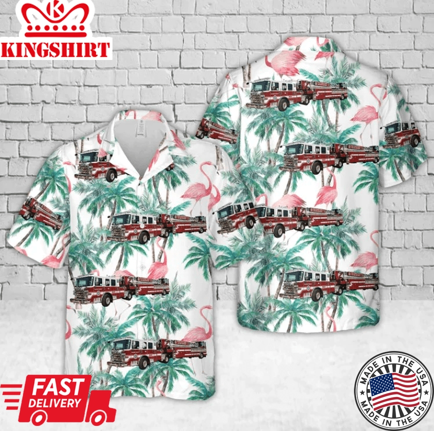 District Heights, Maryland, District Heights Career Fire Station 26 Trendy Hawaiian Shirt