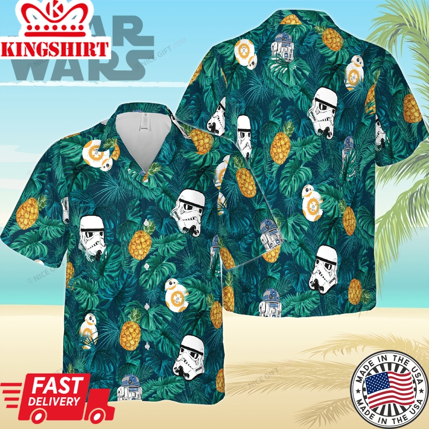 Dive into Star Wars Universe with Hawaiian 3D Shirt Artistry