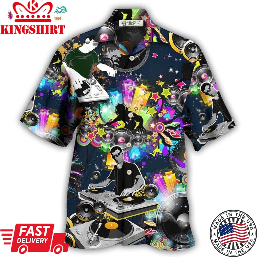 Dj Colorful Stunning Hawaiian Shirt