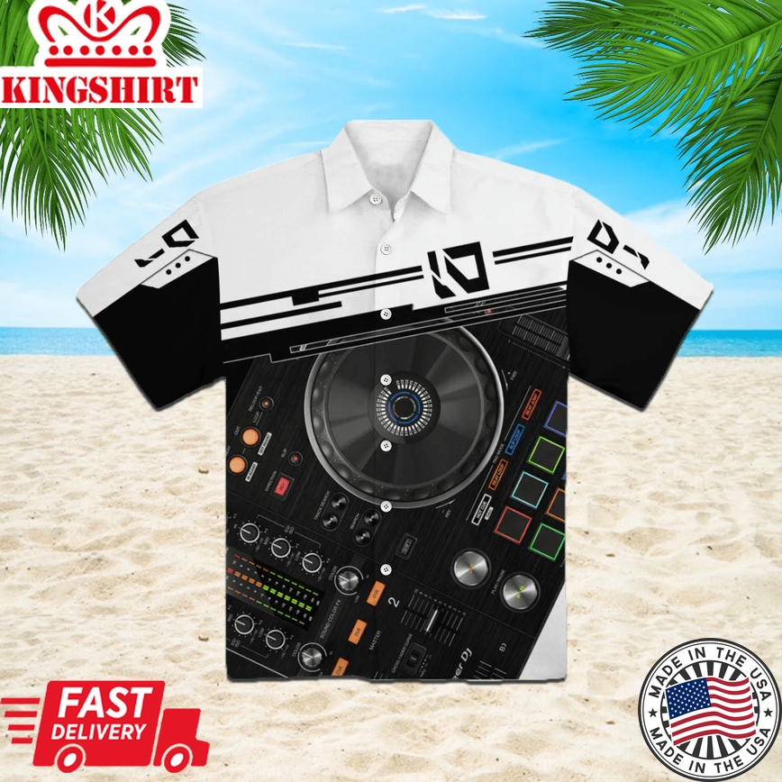 Dj Player Music Trendy Hawaiian Shirt Aloha Shirt