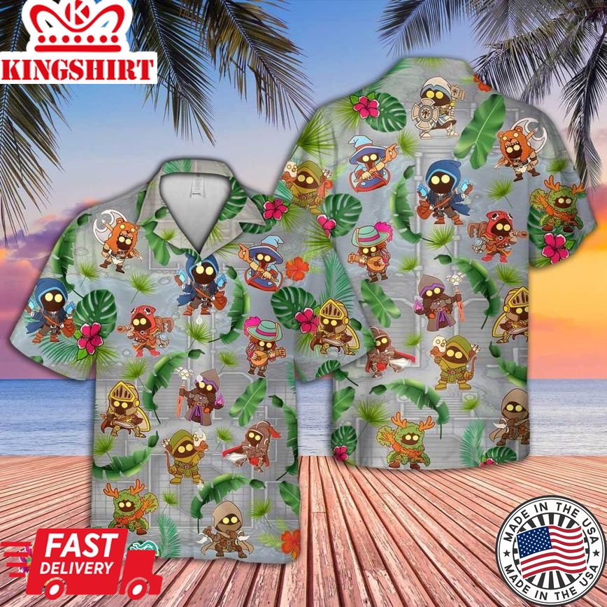 Dnd Hawaii Shirt - Fantasy Art Print, Celebrate Your Love For The World Of Dungeons And Dragons