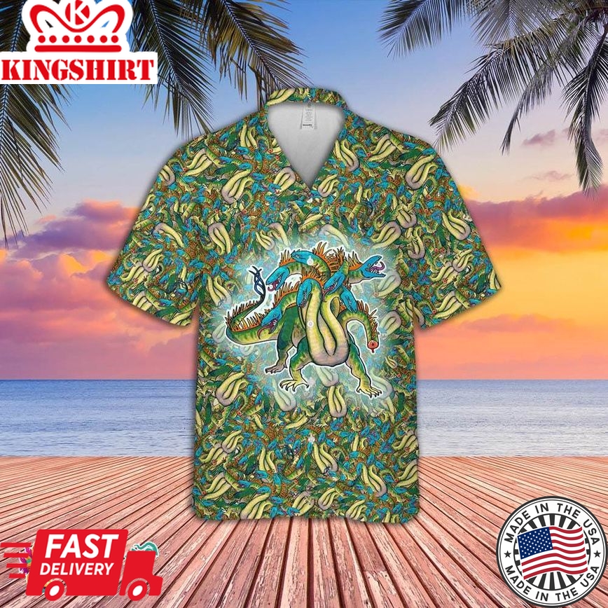 Dnd Hawaii Shirt - Intricate Dice And Sword Pattern, Perfect For Gamers With A Keen Eye For Detail