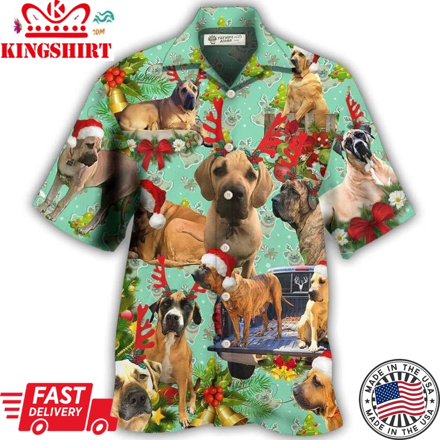 Dog Cute Dogs Merry Christmas Hawaiian Shirt