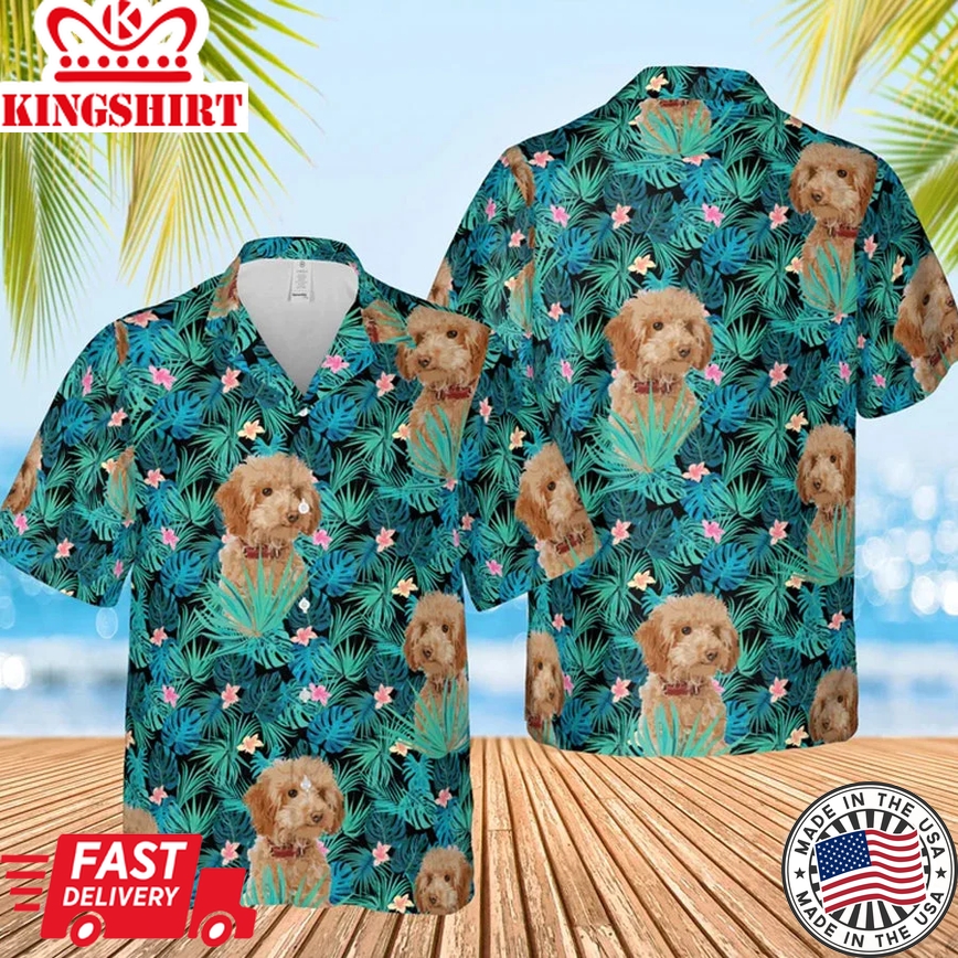 Dog Personalized Trendy Hawaiian Shirt, Short Slevee Hawaiian Aloha Shirt, Dog Floral Hawaii Shirt For Men, Women