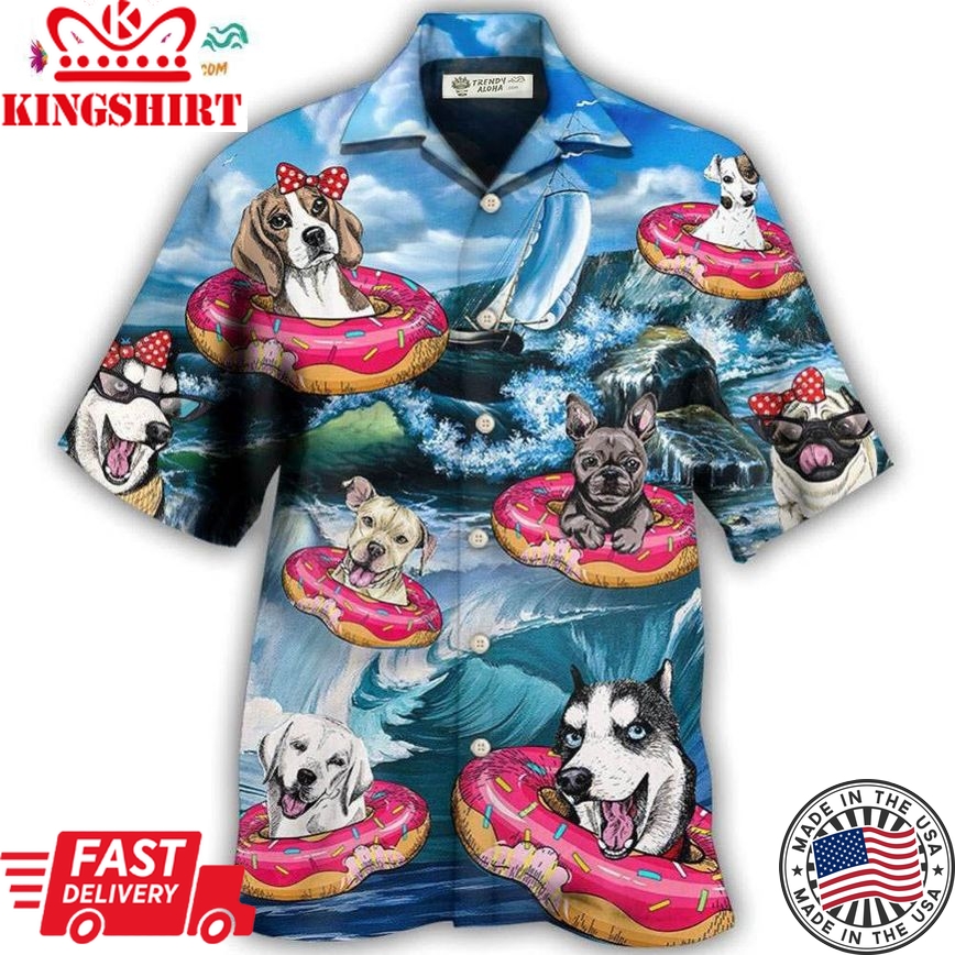 Dog Style So Cute Hawaiian Shirt