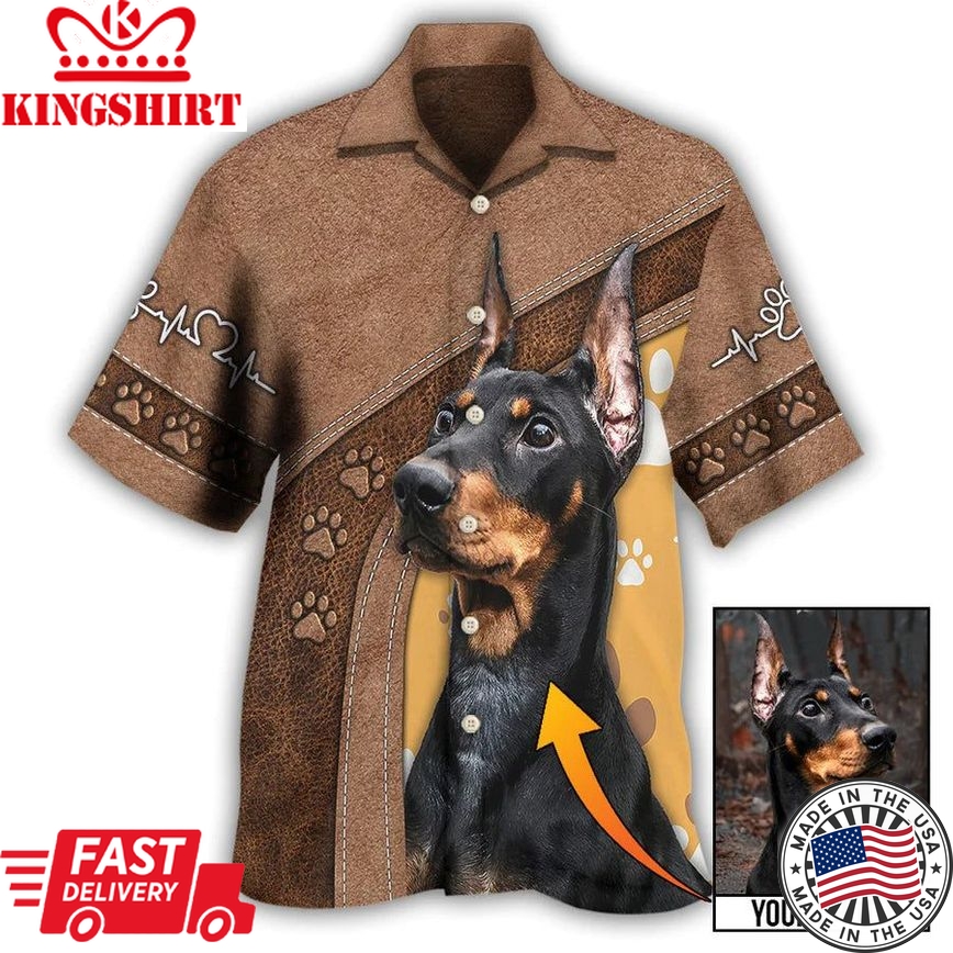 Doggy Delight: Hawaiian Shirt with Your Beloved Pooch's Photo