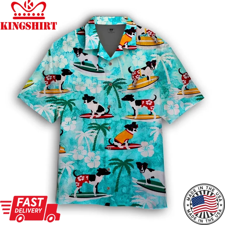 Dogs Trendy Hawaiian Shirt Aloha Shirt