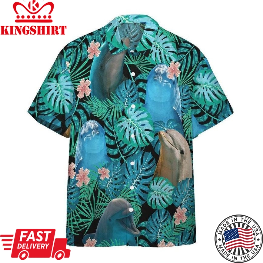 Dolphins Trendy Hawaiian Shirt