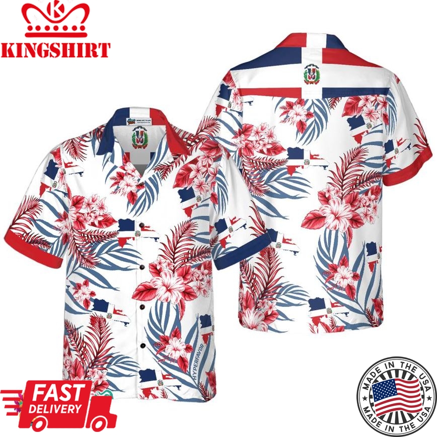 Dominican Proud Hawaiian Shirt