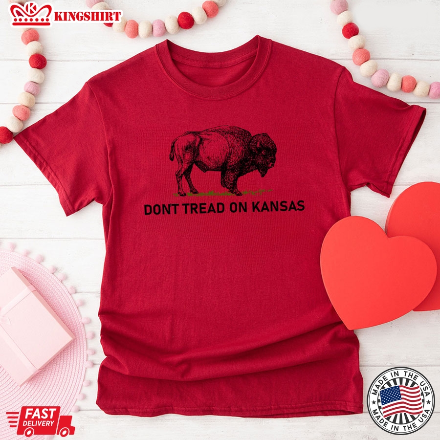 Don't Tread On Kansas Buffalo T-Shirt