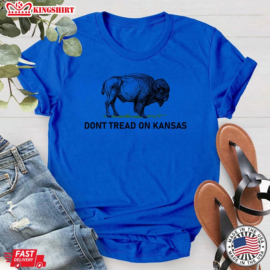 Don't Tread On Kansas Buffalo T-Shirt