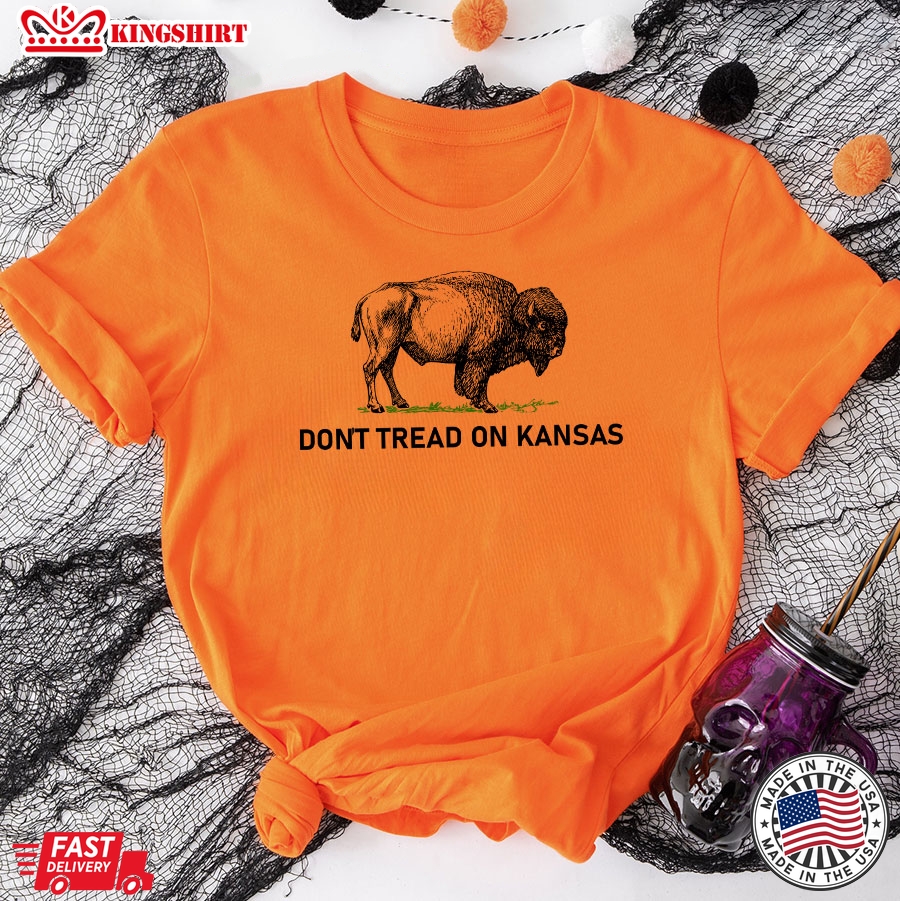 Don't Tread On Kansas Buffalo T-Shirt