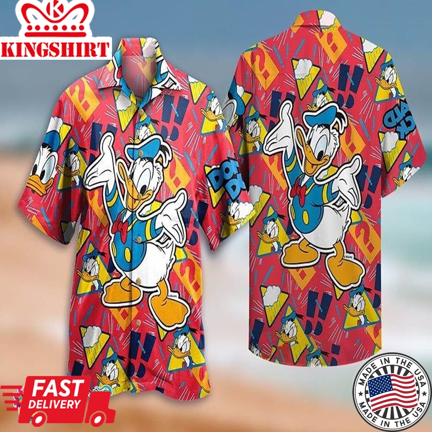 Donald Duck Family Vacation Hawaiian Shirt - Add Some Disney Magic To Your Next Summer Adventure