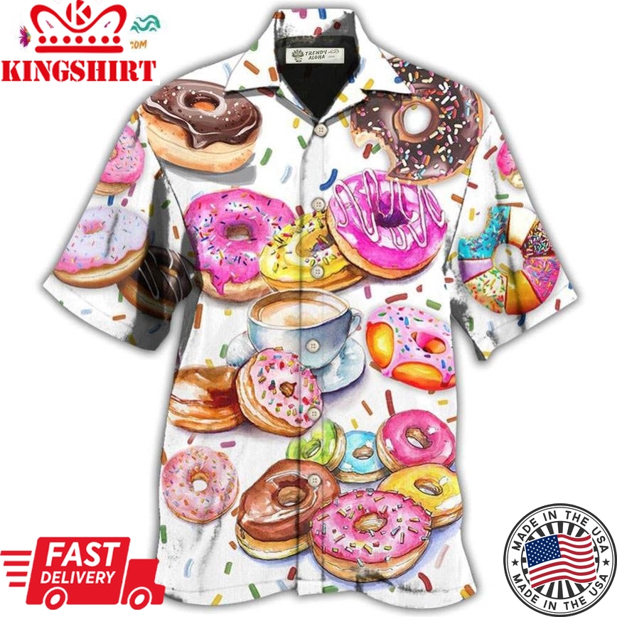 Donut Delicious Colorful Style Hawaiian Shirt