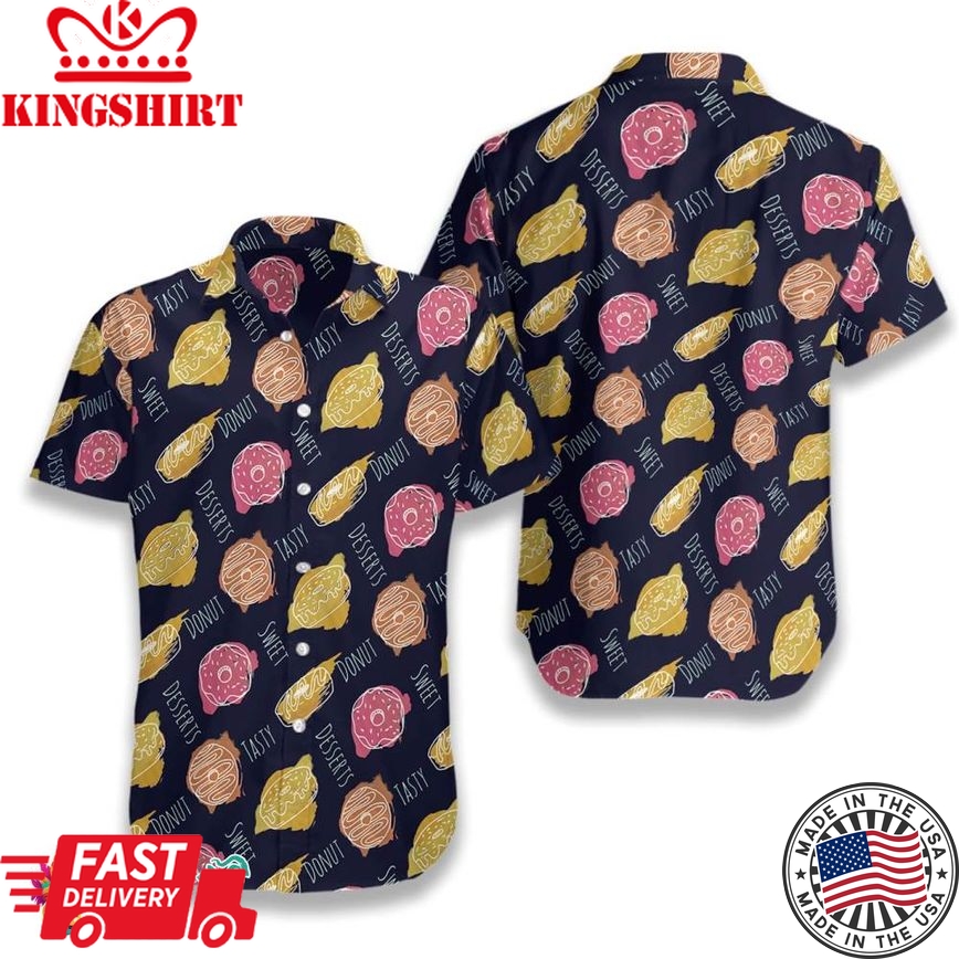 Donut Tasty Sweet Hawaiian Shirt