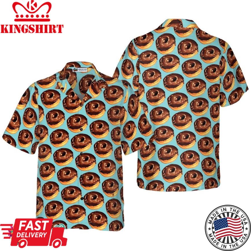 Donuts Lover Shirt For Men Hawaiian Shirt