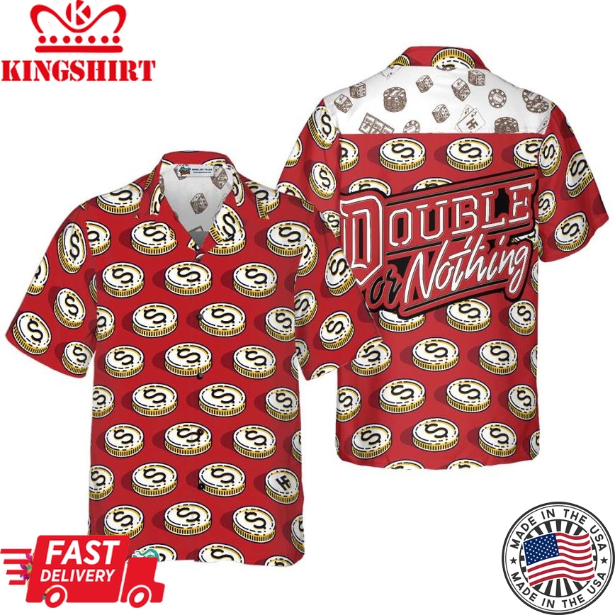 Double Or Nothing Casino Hawaiian Shirt