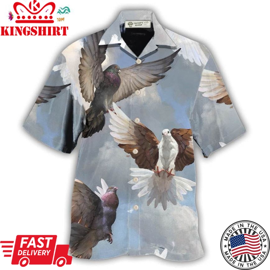 Dove Beautiful Dove Fly To Sky Hawaiian Shirt