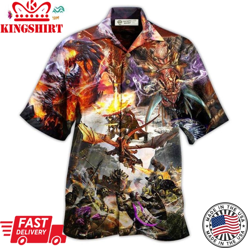 Dragon Love Life Combat Amazing Hawaiian Shirt