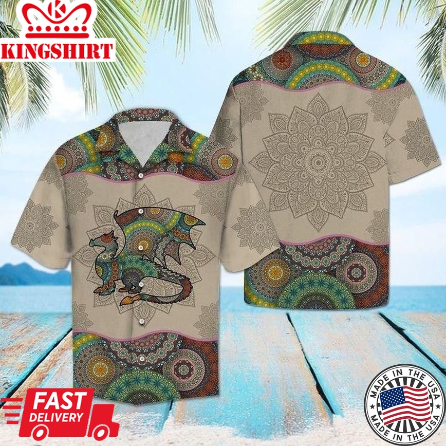 Dragon Mandala Trendy Hawaiian Shirt