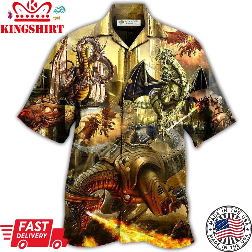 Dragon Metal Love Life Amazing Hawaiian Shirt