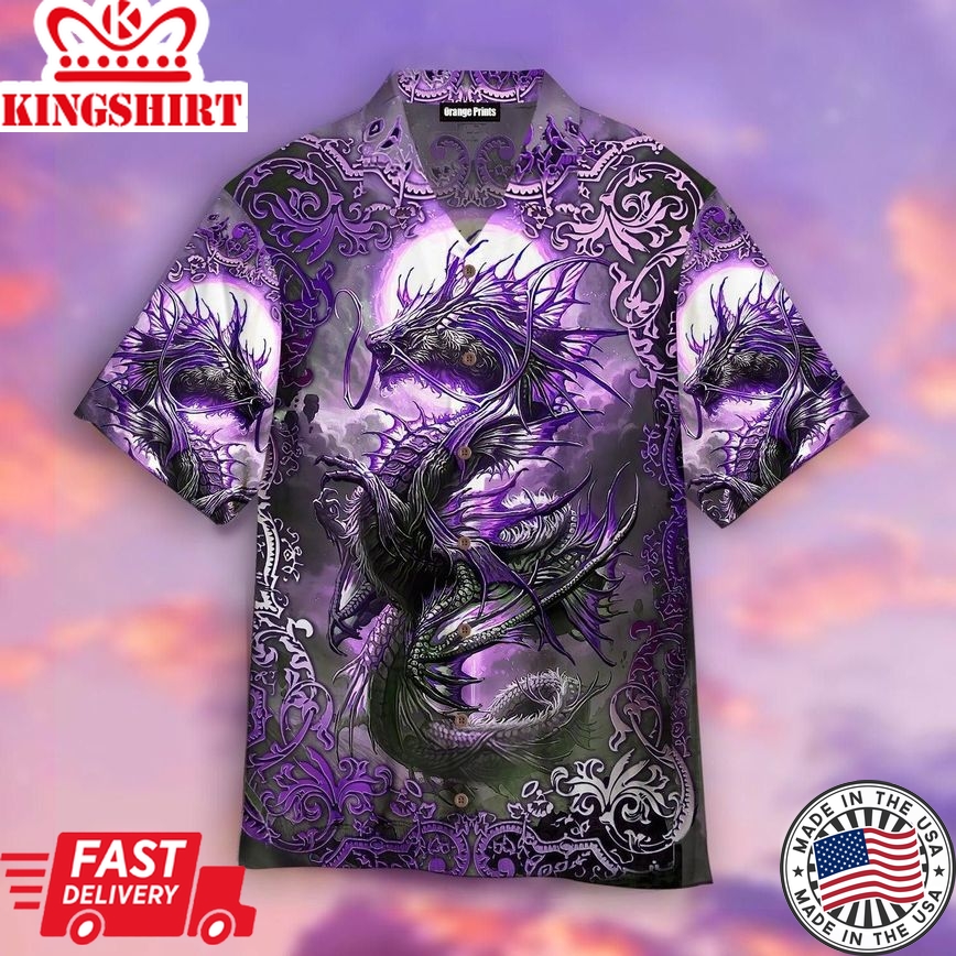 Dragon Spirit Art Trendy Hawaiian Shirt For