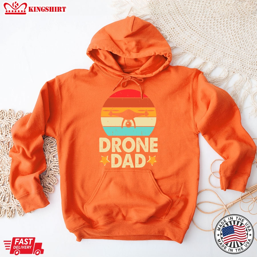 Drone Dad Vintage Funny Drone Lover Father's Day Hoodie