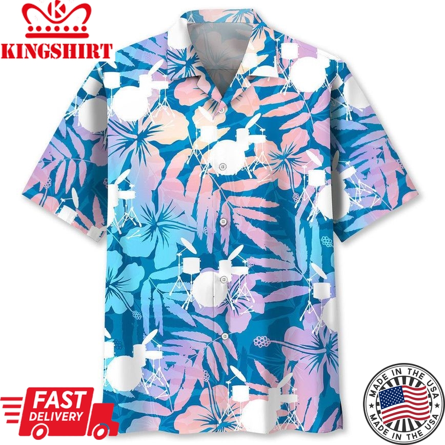 Drum Tropical Hawaiian Nature Shirt