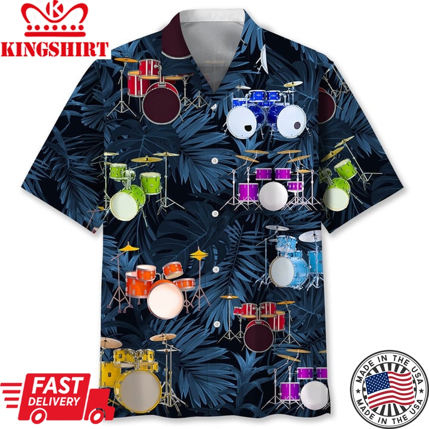 Drums Tropical Hawaii Shirt