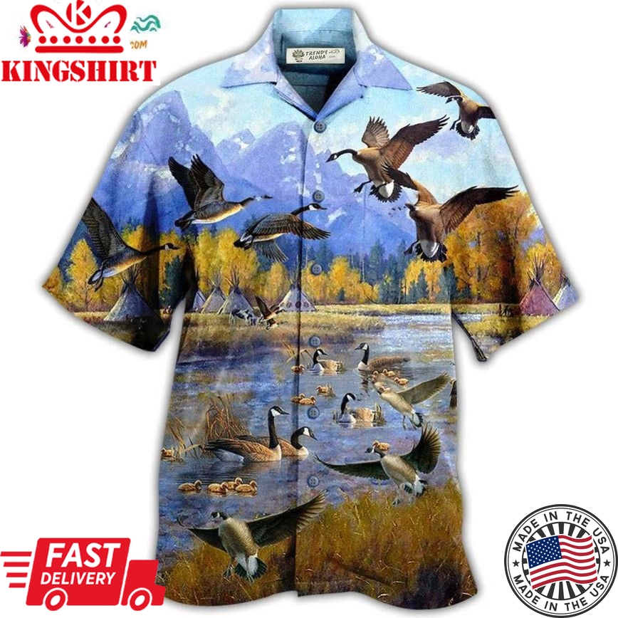 Duck Fly To Hawaii So Much Funny Hawaiian Shirt