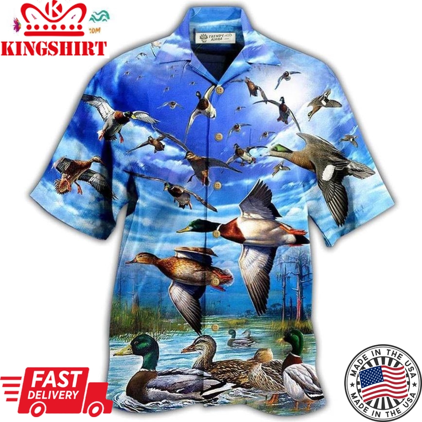 Duck Keep Your Freedom Wild Duck Hawaiian Shirt