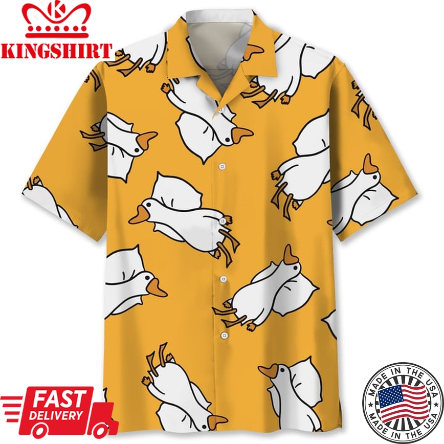 Duck Sleep Cute Trendy Hawaiian Shirt