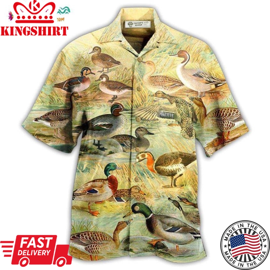 Duck Vintage World Hawaiian Shirt