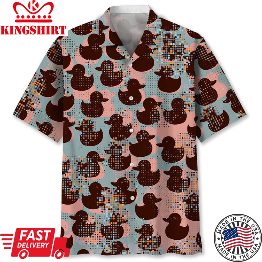 Ducks And Dots Hawaii Shirt