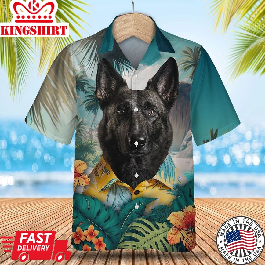 Dutch Shepherd Tropic Escape - Discover the Beauty of Hawaii with this Vibrant Shirt