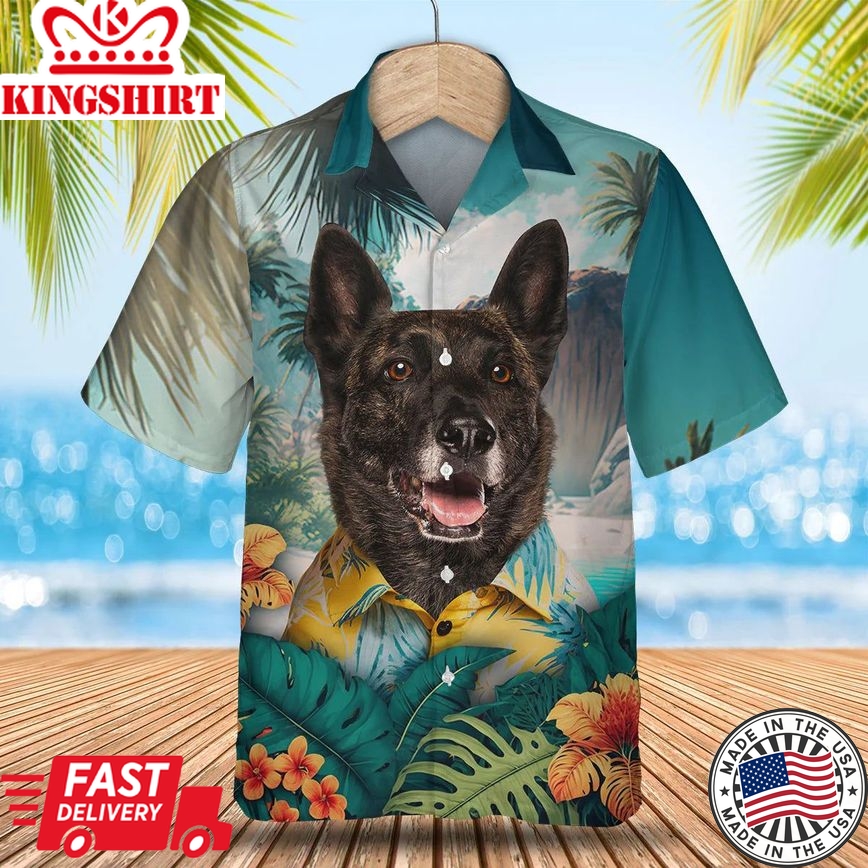 Dutch Shepherd Tropical Getaway - Embrace the Aloha Spirit with this 3D Trendy Hawaiian Shirt