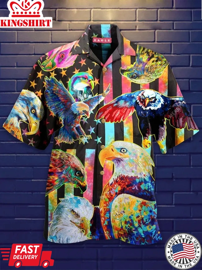 Eagle Trendy Hawaiian Shirt