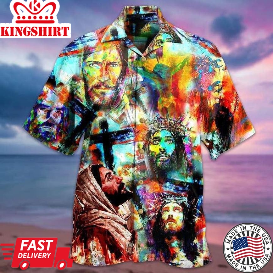 Easter Christians Colorful Art Hawaiian Shirt