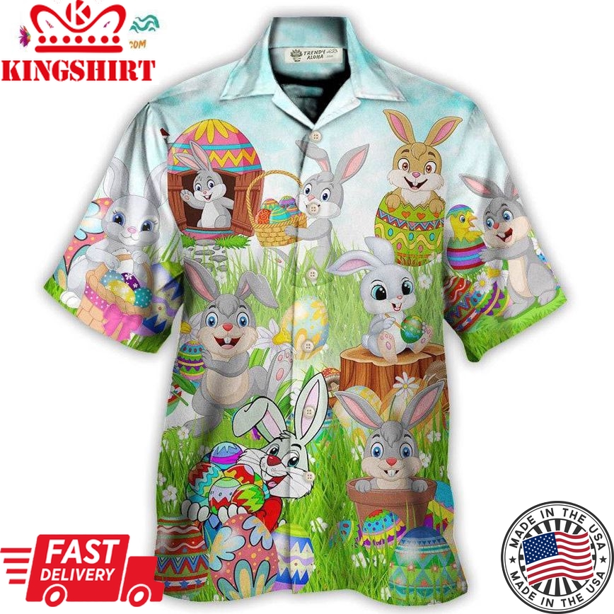 Easter Im So Egg Funny Rabbit Hawaiian Shirt