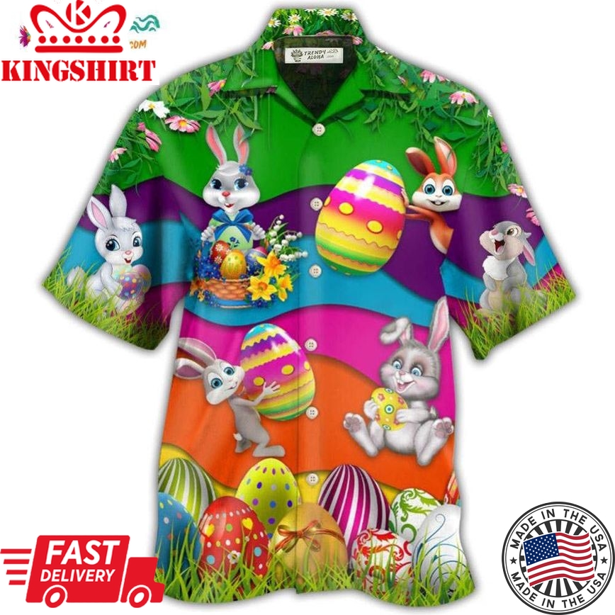 Easter Rabbit Lovely Rabbit Easter'S Day Hawaiian Shirt