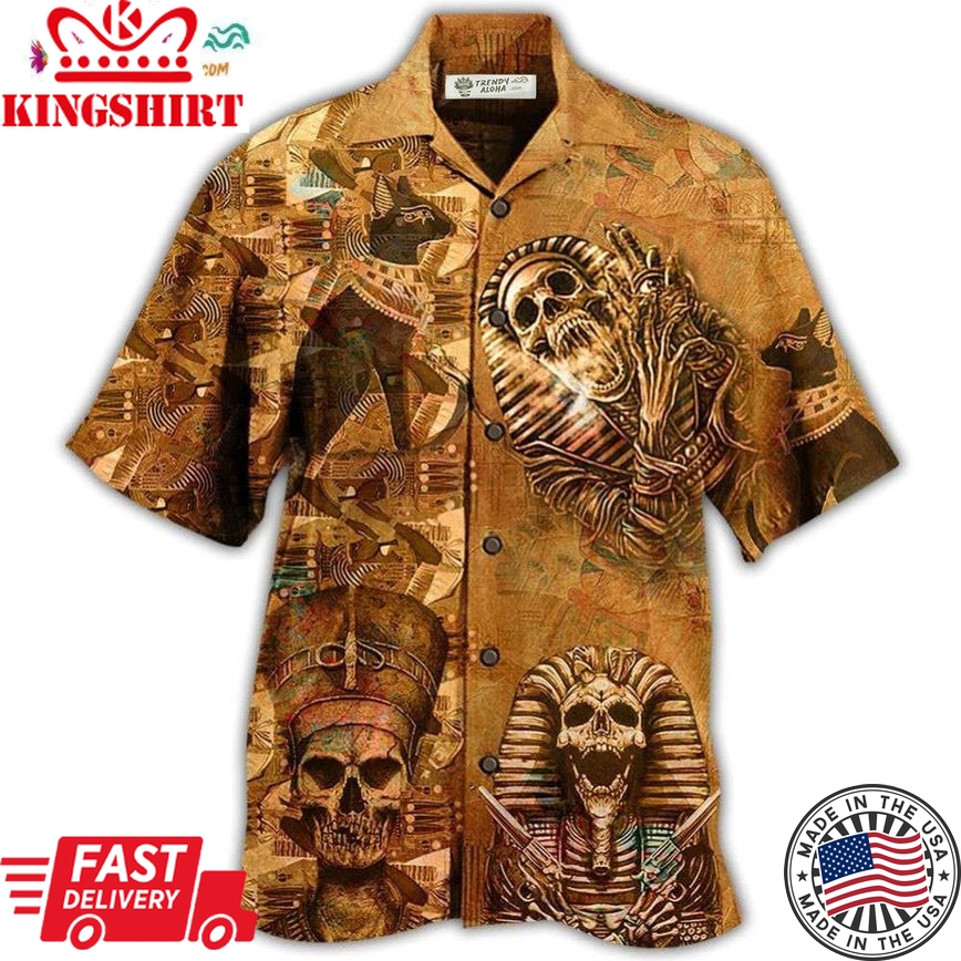 Egypt Skull Hawaiian Shirt