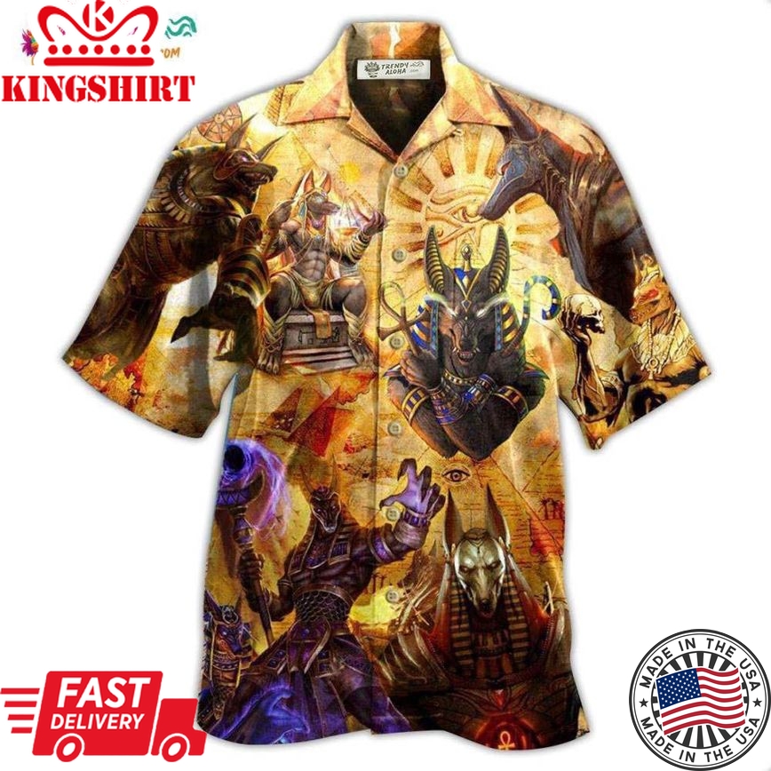 Egypt The Egyptian God Anubis Hawaiian Shirt