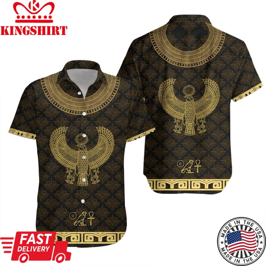 Egyptian Horus God Hawaiian Shirt | For Men & Women |