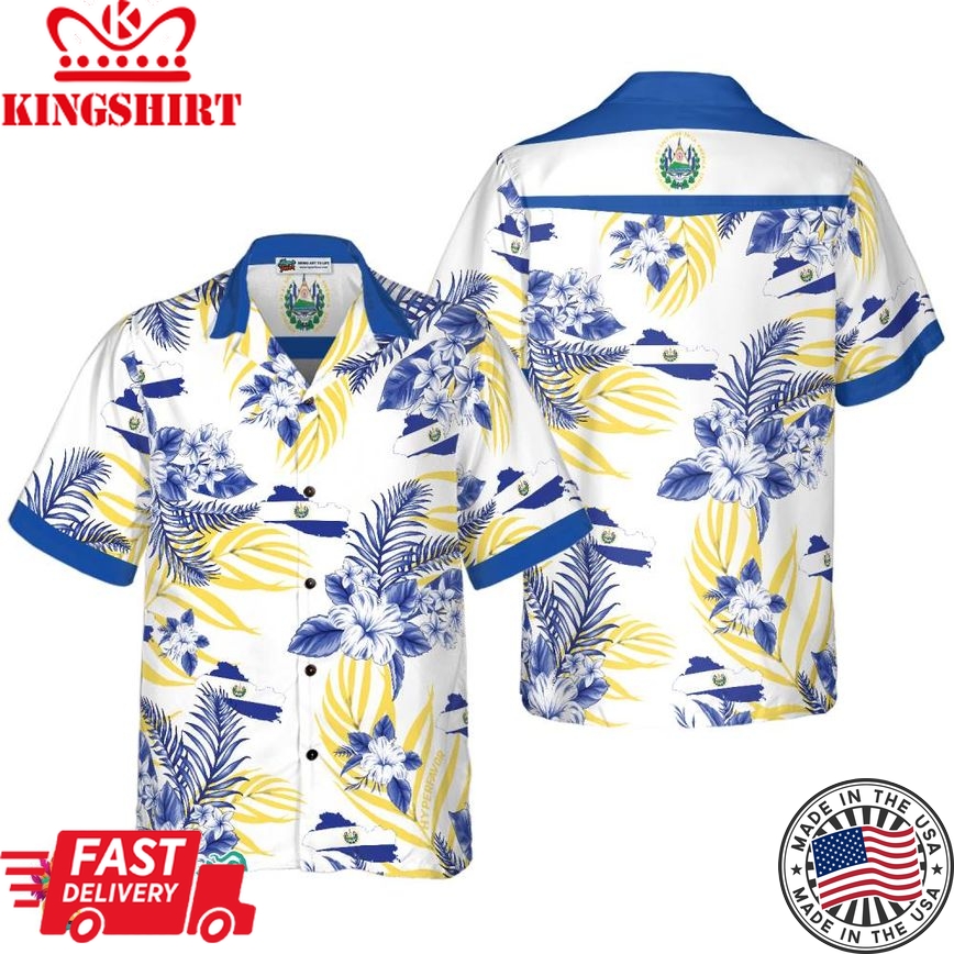 El Salvador Proud Hawaiian Shirt