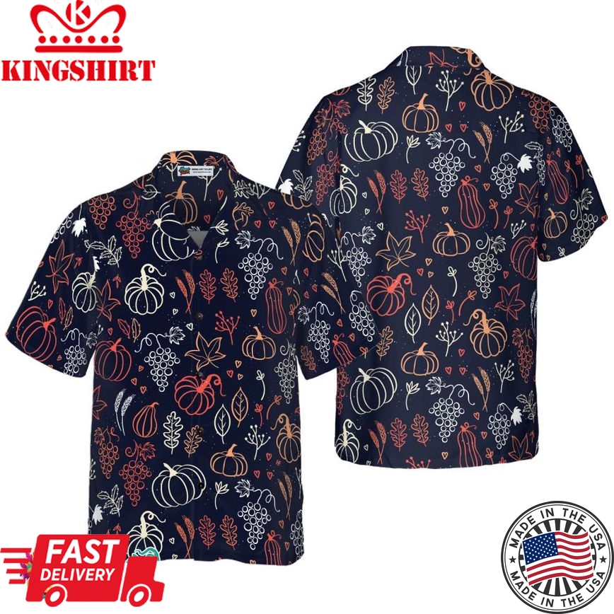 Elegant Thanksgiving Hawaiian Shirt